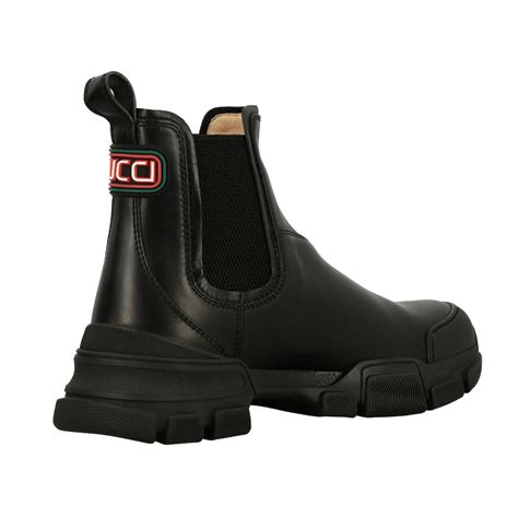 gucci stivaletto nero uomo|Nuova collezione di stivali da uomo di Gucci su FARFETCH.